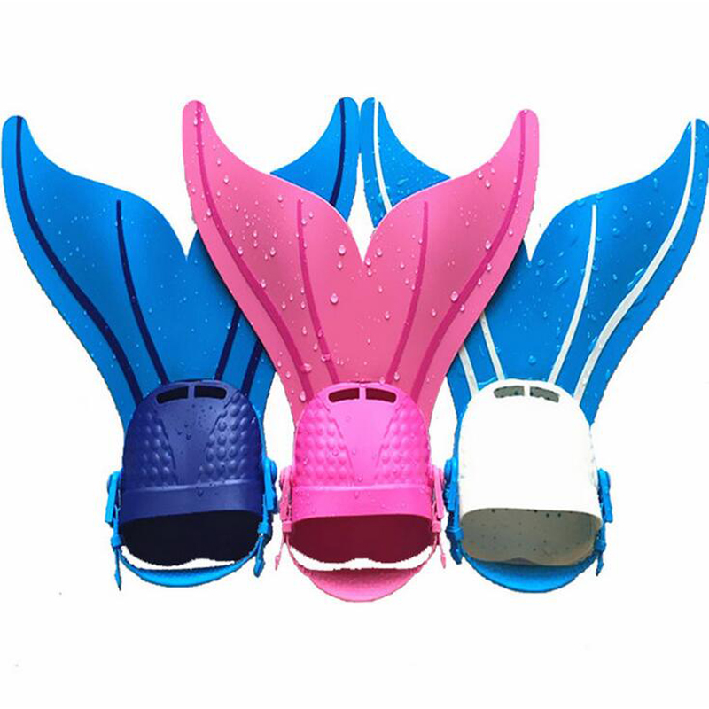 Amazon hot selling swimming equipment swimming fins kids mermaid monofin