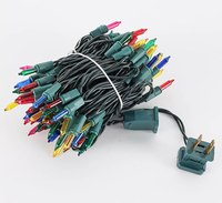 Bunte Weihnachtsbeleuchtung 100 LED Klare Farben 110V oder 220V Verbindbare Glühfaden-Mini-LED-Lichterkette Weihnachten