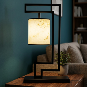 Decorative Modern Fabric Eco-Friendly Metal Table Lamp Knob Switch Dimmable LED USB Powered Eye-Caring <b>Night</b> <b>Light</b> Bedroom - Product Image 2
