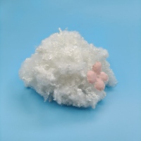 Fibre de polyester recyclée HCS 3D/7D/15D, fibre creuse conjuguée siliconée HCS recyclée pour le rembourrage