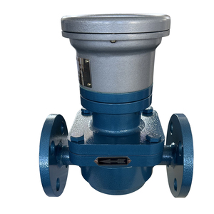 Đồng hồ đo lưu lượng bánh răng hình bầu dục jingjie Thép carbon độ chính xác cao (+/-0.5%) đo lưu lượng nước dầu kết nối mặt bích cơ khí - Product Image 1