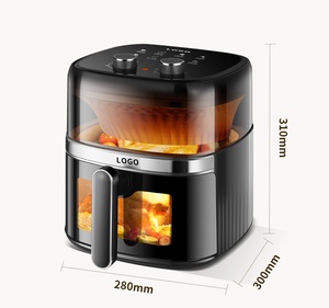 Có thể tùy chỉnh công suất lớn hoàn toàn tự động thép không gỉ Nồi chiên không khí hiện đại sử dụng nhà thông minh nướng chiên máy có thể nhìn thấy - Product Image 2