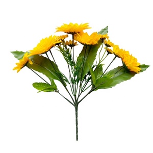 X-1236 Decorazione d'Interni, Bouquet di 13 Girasoli Artificiali da 34CM - Product Image 6