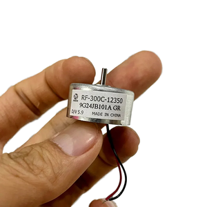 <span class=keywords><strong>Moteur</strong></span> à brosse silencieux à énergie solaire <span class=keywords><strong>pour</strong></span> jouet, <span class=keywords><strong>moteur</strong></span> à <span class=keywords><strong>broche</strong></span> rond miniature de 24 mm Rf-300c-12350 D/v5.9v 3v-6v 7500 tr/min, métal précieux - Product Image 1