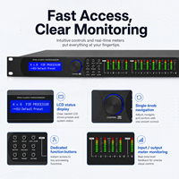 Processeurs audio FIR LAB408 4 entrées 8 sorties DSP Système de sonorisation pour haut-parleurs Processeur audio numérique intelligent professionnel