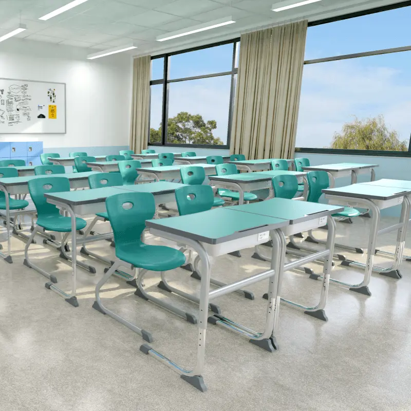 Top Hot Sale Schul möbel Einzels ch reibt isch Stuhl mit MDF-Material