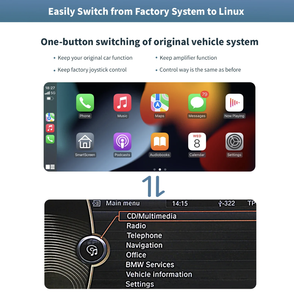 Radio de Navegación Multimedia para Automóvil con Pantalla Táctil Android 13 de 10.25 Pulgadas, 4G, 64G, Carplay, para BMW X5 E70 X6 E71 2008-2013, Compatible con Sistemas CCC y CIC - Product Image 6