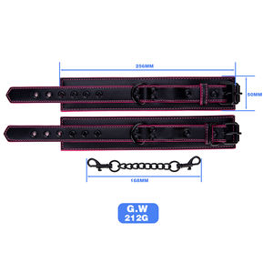Металлические наручники для связывания на лодыжках, секс-игрушки, мягкие фиксаторы для пар - Product Image 6