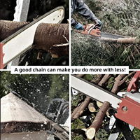 Chaîne de tronçonneuse Oregon Type 3/8 "Pitch .063" 84DL 24 "Fit for MS381 Logging Work for Chainsaw Users