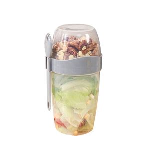 Taza para Ensalada Portátil con Tapa y Logotipo Personalizado, Venta al por Mayor para Uso Doméstico - Product Image 3