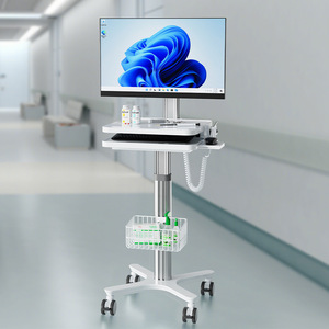 Carrito Médico para Computadora Likaymo, Estación de Trabajo Móvil Hidráulica de 15-32 Pulgadas para Hospital, Mantenimiento KVM - Product Image 3