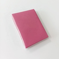 Pochettes pour cartes de jeu mates 66x91mm, rose, personnalisées, premium