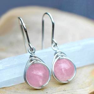 Elegantes Pendientes de Plata 925 con Cristal en Forma de Gota de Agua, Engaste Minimalista, Joyería para Uso Diario de Mujer - Product Image 4