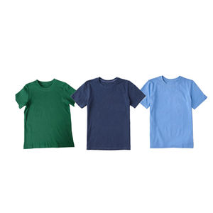 <span class=keywords><strong>T</strong></span>-shirts vierges personnalisés pour garçons <span class=keywords><strong>T</strong></span>-<span class=keywords><strong>shirt</strong></span> pour enfants à col rond <span class=keywords><strong>T</strong></span>-<span class=keywords><strong>shirt</strong></span> en coton à manches courtes pour garçons <span class=keywords><strong>T</strong></span>-<span class=keywords><strong>shirt</strong></span> pour garçons gris bleu jaune - Product Image 4