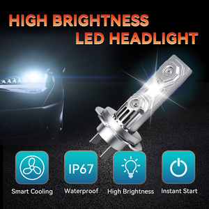 หลอดไฟหน้า LED HID Xenon 6000K 35W 8000ลูเมน12V สำหรับรถยนต์อเนกประสงค์ H4 F20สว่างมาก - Product Image 5