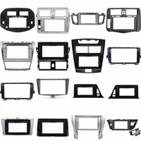 Penjualan Panas Bingkai Khusus Panel Plastik Video Braket Radio Adaptor Stereo Plat Nomor Mobil untuk Toyota