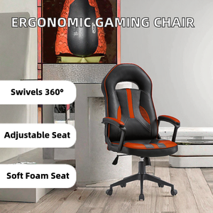 Fauteuil de jeu pliable en cuir PU pour enfants Foshan <span class=keywords><strong>Cougar</strong></span>, siège à bascule confortable avec accoudoirs ergonomiques, chaise de bureau - Product Image 2