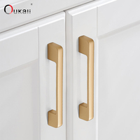 Oukali Moderne Haute Qualité Zinc Noir Armoire Poignée Réglable pour Cuisine Salle De Bains Salon Meubles Armoire Tiroir