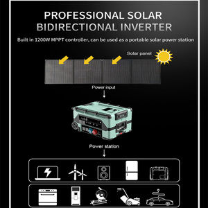 10000 W Trạm điện di động nhà sao lưu pin năng lượng mặt trời hệ thống năng lượng 10000 Watt nhà năng lượng mặt trời Máy phát điện di động Trạm điện - Product Image 2