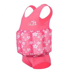 New Design OEM Custom Logo <span class=keywords><strong>Swim</strong></span> <span class=keywords><strong>Suit</strong></span> One Piece Flutuabilidade Swimwear para Meninas Neoprene Float <span class=keywords><strong>Suit</strong></span> para Crianças Natação - Product Image 3