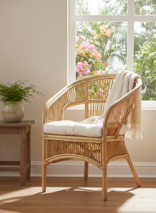 Fabiano <b>Bamboo</b> <b>Chair</b> Stylish Comfortable Seating Modular Living Room Bedroom Apartment Outdoor Premium Home Furniture Modern - Product Image 4