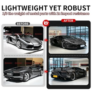 อัพเกรดเป็นชุดแต่งคาร์บอนไฟเบอร์สไตล์ SVR สำหรับ Lamborghini Aventador LP700 ชุดคาร์บอนไพร์แพร็กแบบเต็มคัน แพ็คเกจแอโรไวด์บอดี้ - Product Image 3