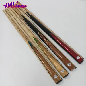 Xmlivet Handgemaakte Inlay Effen Kleur Snooker Cues 1/2 Gesplitst In 9.5Mm Met Koperas Houten Zwembad Keu Sticks Accessoires