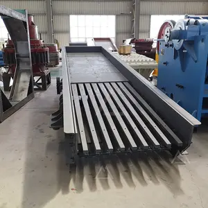 Low Cost Stainless Steel Grizzly Hopper Linear Vibrating Feeder For Stone Crusher