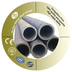 Tubo espiral de aço carbono sem costura Superb ASTM A106 A53 A333 A335 A519 A500 padronizado