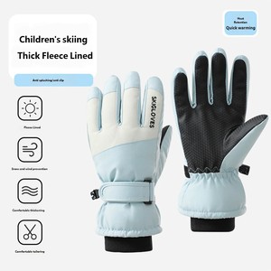Guantes Cálidos de Invierno Antideslizantes y Resistentes al Frío para Niños, Ideales para Jugar en la Nieve, Guantes de Esquí para Niños Medianos y Grandes - Product Image 3
