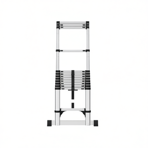 Telescopic Ladder 5.1m Folding 12 Steps Retractable Portable Aluminum Ladder for Home Use - Product Image 2