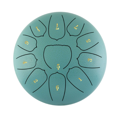 10-inch 11-tone lake blue