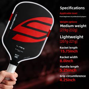 Boomstik Factory For Same Model Direct Sale GEN5 Boomstik Pickleball Racket T700 Carbon Fiber 16mm Thickness Pickleball <strong>Paddle</strong> - Product Image 5