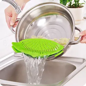 Filtre à pression en Silicone haute qualité, adapté aux filtres à pâtes, filtres à viande de cuisine adaptés à toutes les pots et poêles