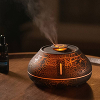 Atomiseur Portable 200ml Aroma Diffuseur d'huiles essentielles Humidificateur à flamme d'air