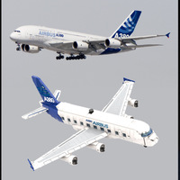 NOUVEAU Deke Chuangxiang 80008 Airbus A380 Modèle d'avion en plastique Blocs de construction Jouet d'assemblage éducatif à l'échelle 1:36 Cadeau