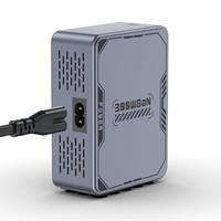Pengisi Daya GaN 300W Berdaya Tinggi, Blok Pengisian Cepat Multi Port USB A+C, Adaptor Pengisi Daya Gallium Nitrida Universal PD3.1