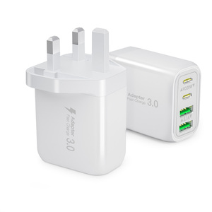 Chargeur mural USB-C HNT Factory 40W double port, charge rapide 20W, double port USB PD20W, adaptateur de charge rapide pour téléphone <span class=keywords><strong>12</strong></span> 13 14 15 - Product Image 2