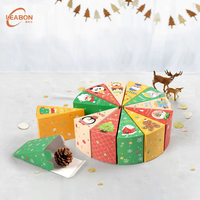 Lot de 12 boîtes en papier kraft pour calendrier de l'Avent de Noël, emballage vide pour bonbons, chocolats, cadeaux surprise de fête