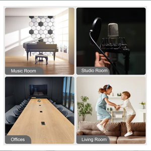 <span class=keywords><strong>Pannelli</strong></span> Acustici Autoadesivi ad Alta Densità, Insonorizzanti Esagonali in Fibra di Poliestere, Resistenti alle Fiamme, <span class=keywords><strong>Assorbono</strong></span> <span class=keywords><strong>il</strong></span> <span class=keywords><strong>Rumore</strong></span> per Studi - Product Image 5