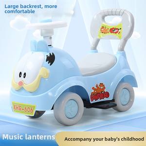 Trottinette électrique pour enfants avec télécommande en plastique pour les garçons et les filles de 2 à 4 ans, musique qui aide à marcher - Product Image 4