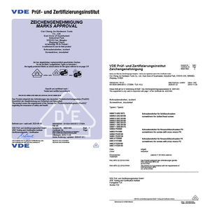 Ensemble de 6 tournevis isolés VDE pour électriciens - Product Image 6