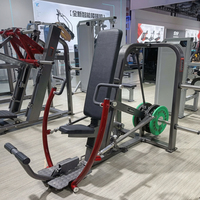 Máquina de Press de Pecho Sentado con Carga de Discos y Brazos Independientes para Gimnasio Comercial, Equipo de Entrenamiento de Fuerza Pectoral