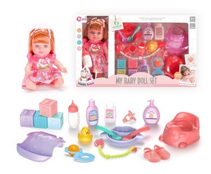 Ensemble de poupées en vinyle pour bébés de 12 pouces, poupée bébé réaliste avec accessoires, jouet de simulation pour filles - Product Image 5