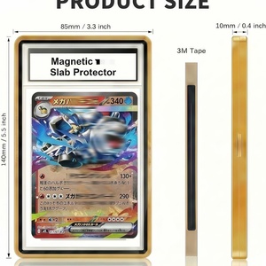 Support d'affichage de cartes sportives haut de gamme personnalisable et écologique, cadre en carton avec protection UV et couvercle en verre trempé pour cartes - Product Image 2