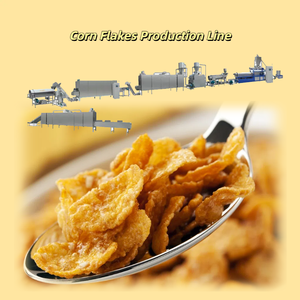 高品质玉米零食制造机品牌谷物项目交钥匙凯洛格玉米片生产线 - Product Image 2