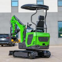 Mini-excavatrice compacte de 1,2 tonne, prix compétitif, mini-excavatrice hydraulique sur chenilles, moteur EPA, mini-excavatrice neuve
