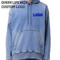Coups de pinceau verdoyants. Coups de pinceau verdoyants. Sweat-shirt personnalisé brodé avec portrait à partir d'une photo, sweat-shirt à col zippé brodé en denim pour femmes, sweat-shirt pour femmes de 12 ans