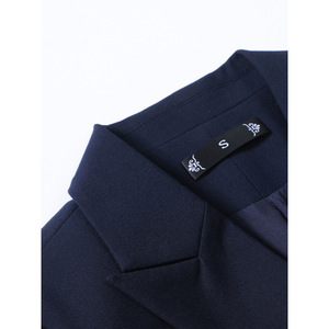 Women's Double-breasted Suit Set Grey Wool Blend Anti-wrinkle Office Lady Commute Professional Spring Autumn Winter - Product Image 3