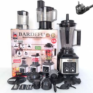 Mixeur multifonctionnel 8-en-1 de 4 L pour la maison, le commerce, le magasin : broyeur à glace, hachoir à viande, presse-fruits et légumes, et machine à smoothies - Product Image 3